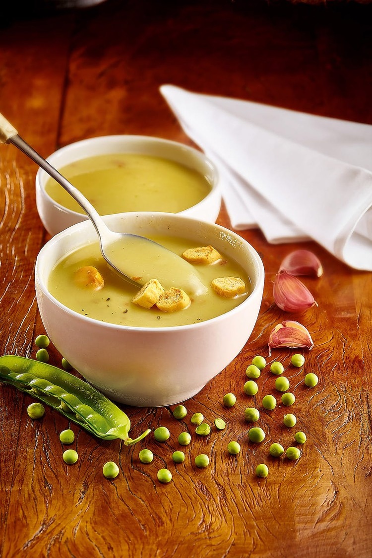 Soup Recipe - Pea and Garlic Soup