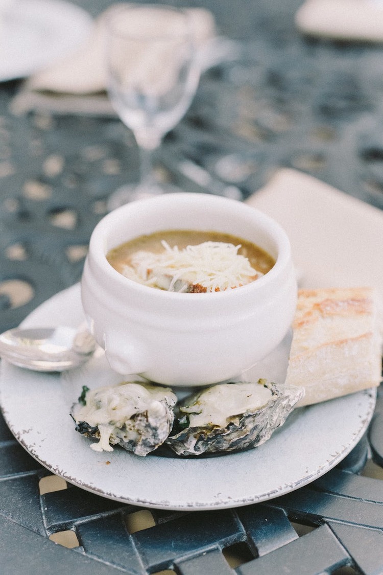 French Onion Soup with Oysters - Soup Recipe