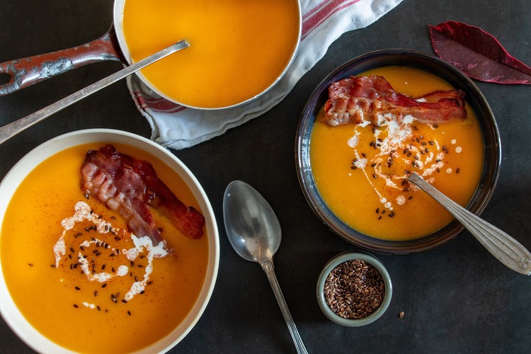 Butternut Squash and Bacon Soup Recipe
